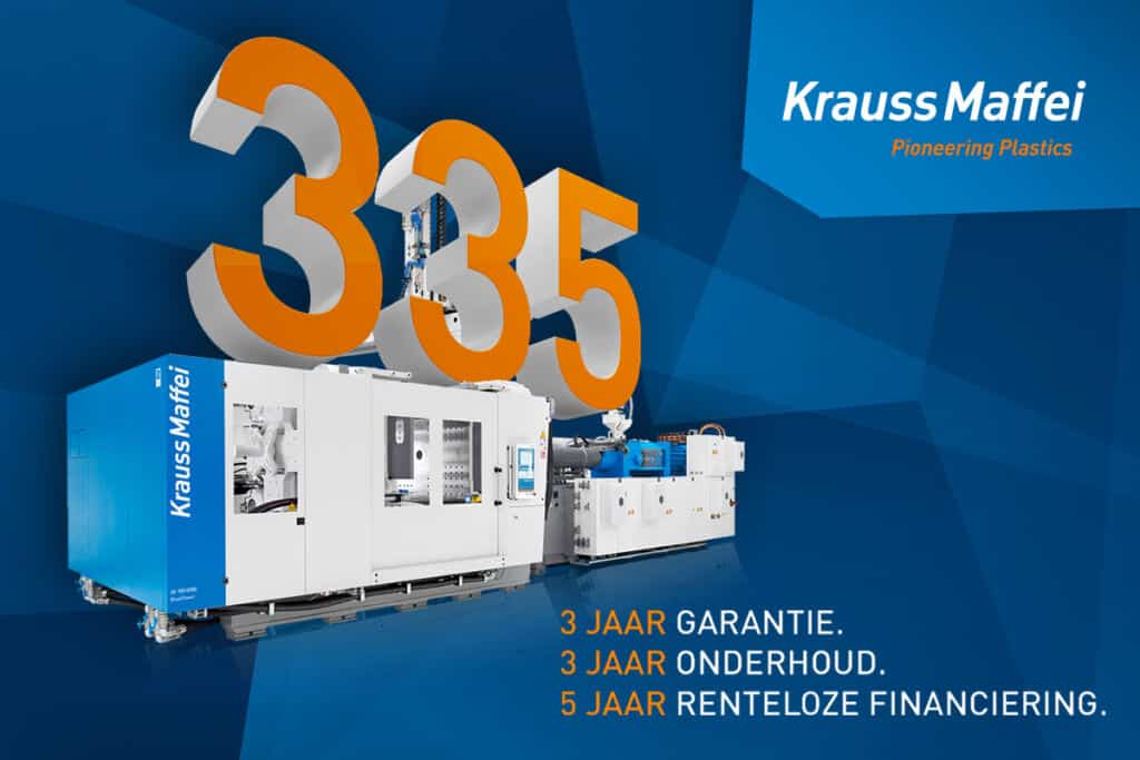 Exclusieve 335-aanbieding voor klanten van KraussMaffei Benelux