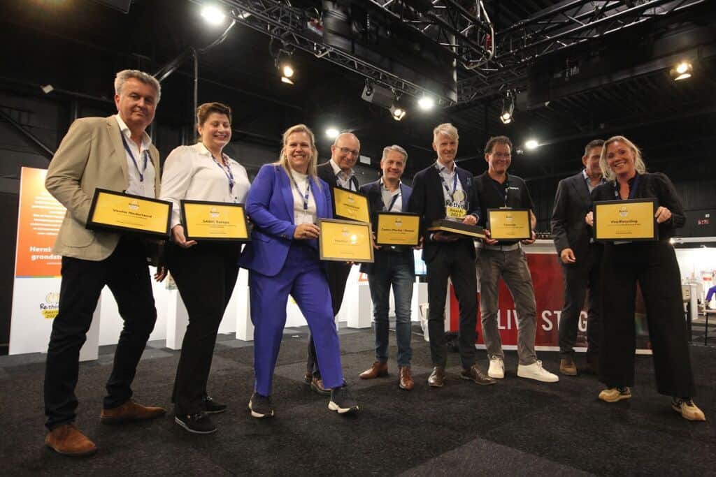 Duurzaam en circulair rubber en kunststof bekroond met de Rethink Awards 2023