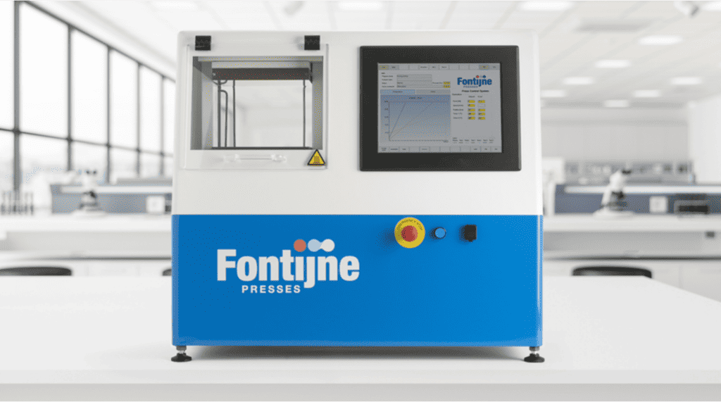 Fontijne Presses presenteert LabTop hydraulische persen en LabManual persen
